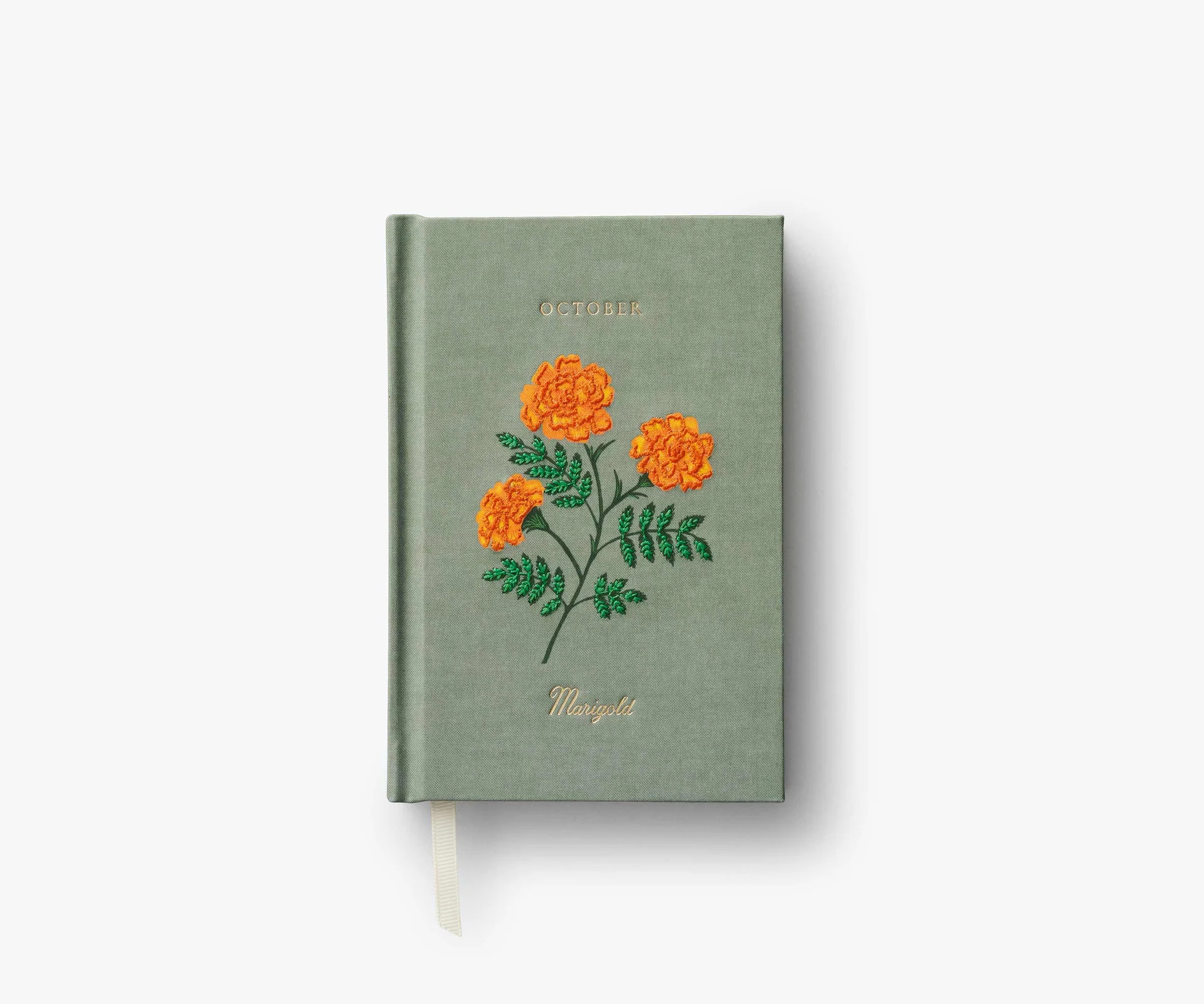 Birth Month Mini Embroidered Journal - January | Rifle Paper Co.