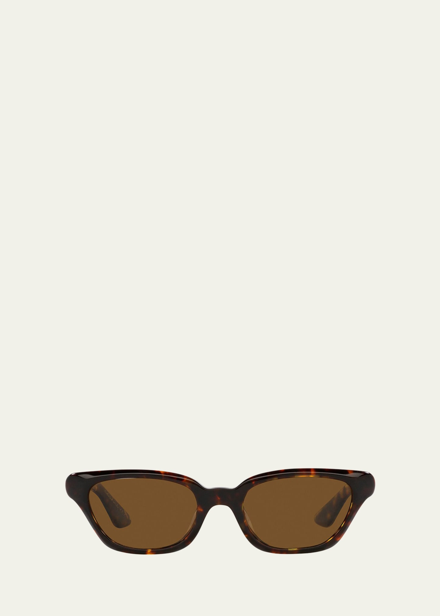 KHAITE x Oliver Peoples 1983C Tortoise Acetate & Crystal Cat-Eye Sunglasses | Bergdorf Goodman