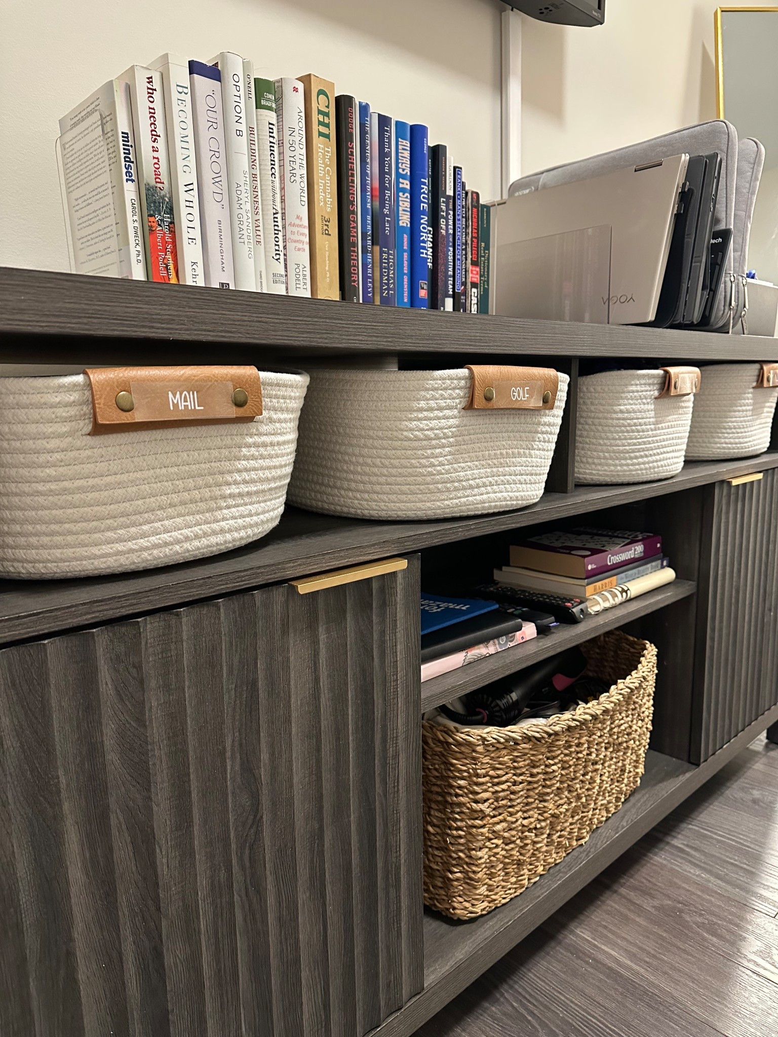 Smart storage for a home office or entryway 



#LTKFamily #LTKHome #LTKStyleTip
