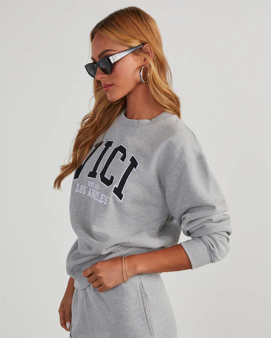VICI Logo Crew Neck Sweatshirt | VICI