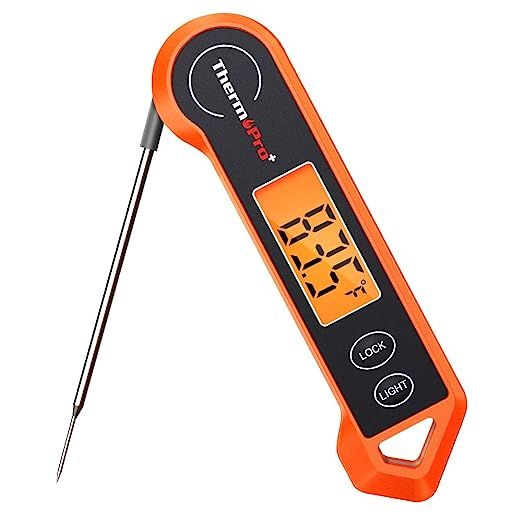 ThermoPro TP19H Digital Meat Thermometer for Cooking with Ambidextrous Backlit and Motion Sensing... | Amazon (US)