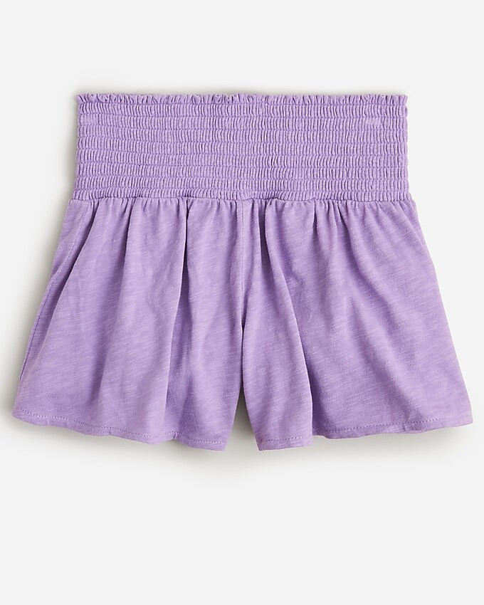 Girls' smocked-waist short | J. Crew US