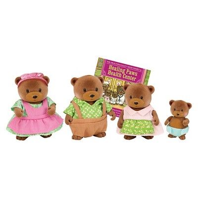 Li'l Woodzeez Miniature Animal Figurine Set - Healthnuggle Bear Family | Target