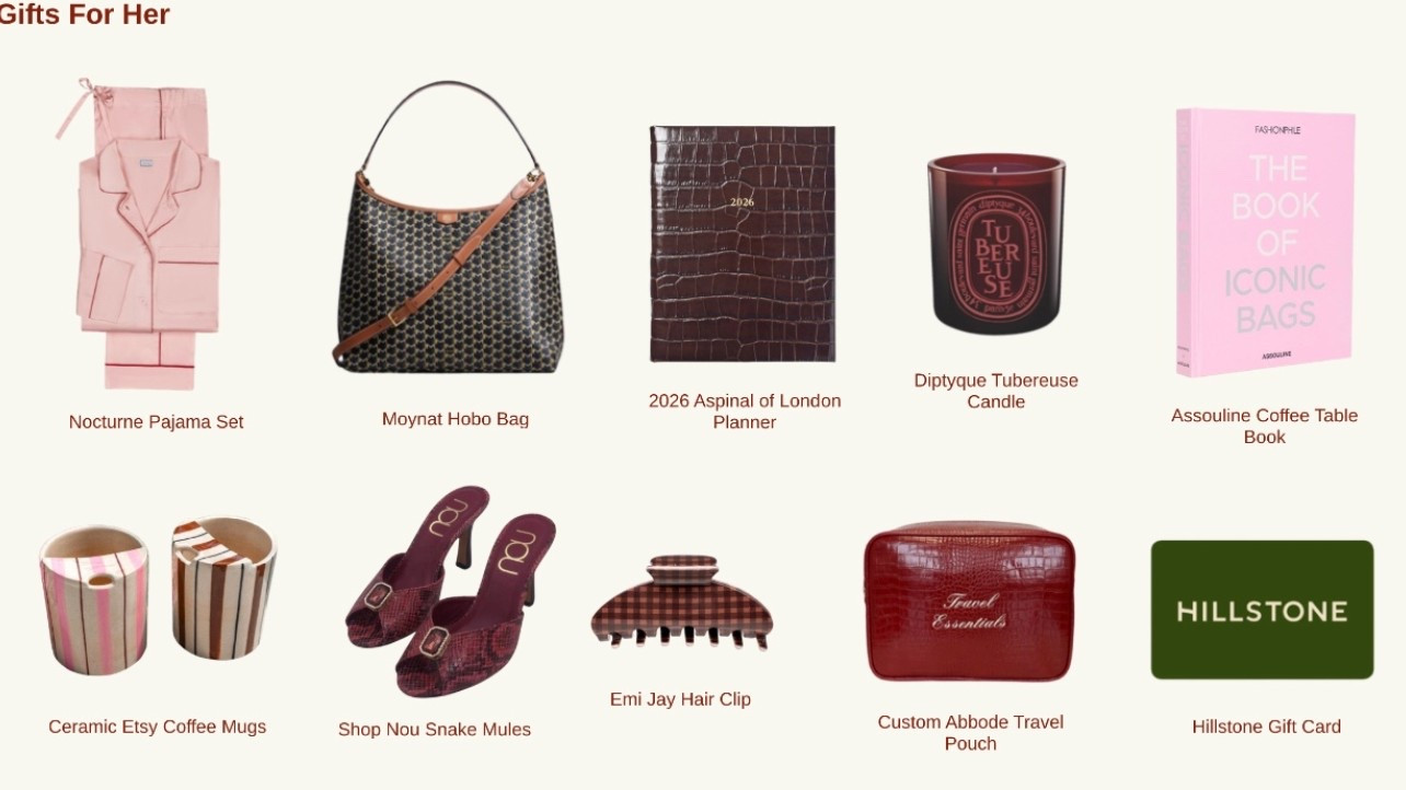 The perfect Holiday gifts for her! 

#LTKHoliday #LTKCyberWeek #LTKGiftGuide