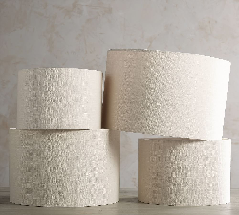 Textured Gallery Straight Sided Shade | Pottery Barn (US)