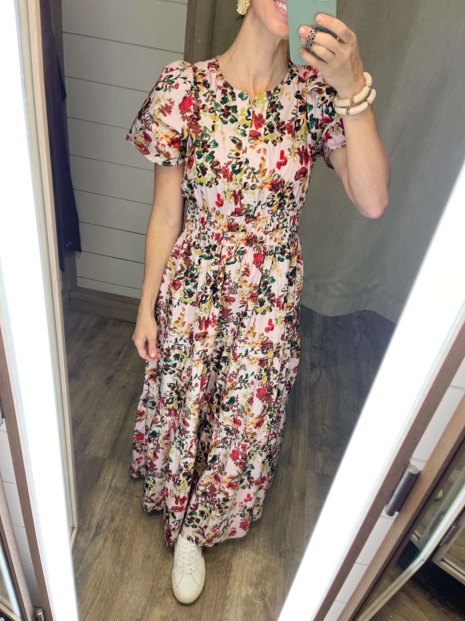 One of my favorite anthro dresses! Theo comes in so many prints, this print is last season. I sized down! 

#LTKSpringSale #LTKtravel #LTKsalealert