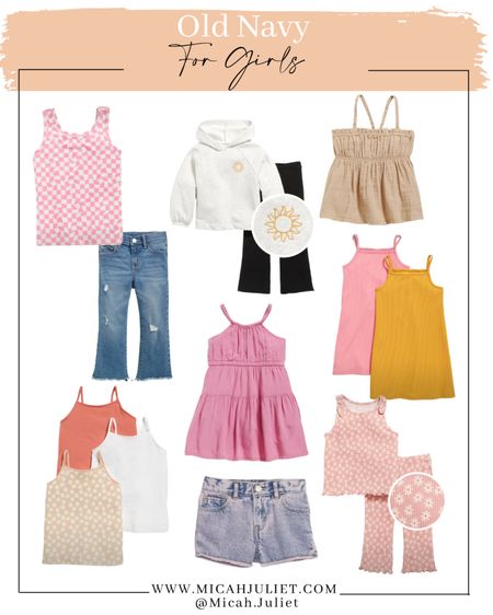 Old navy girls outfits for spring & summer 

#LTKunder50 #LTKSeasonal #LTKkids