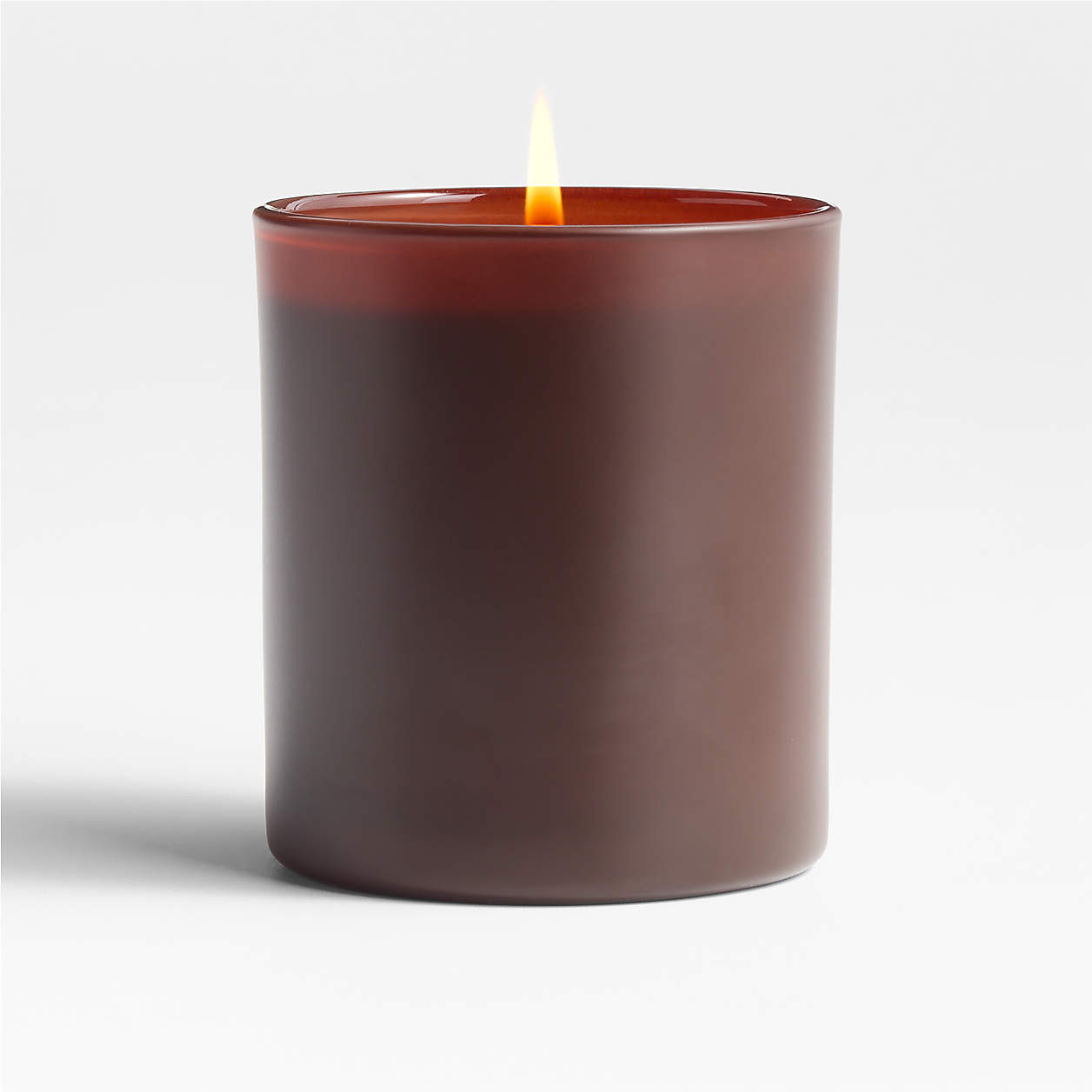 Monochrome No. 02 Onyx Scented Candle - Vetiver, Cedarwood and Musk + Reviews | Crate & Barrel | Crate & Barrel