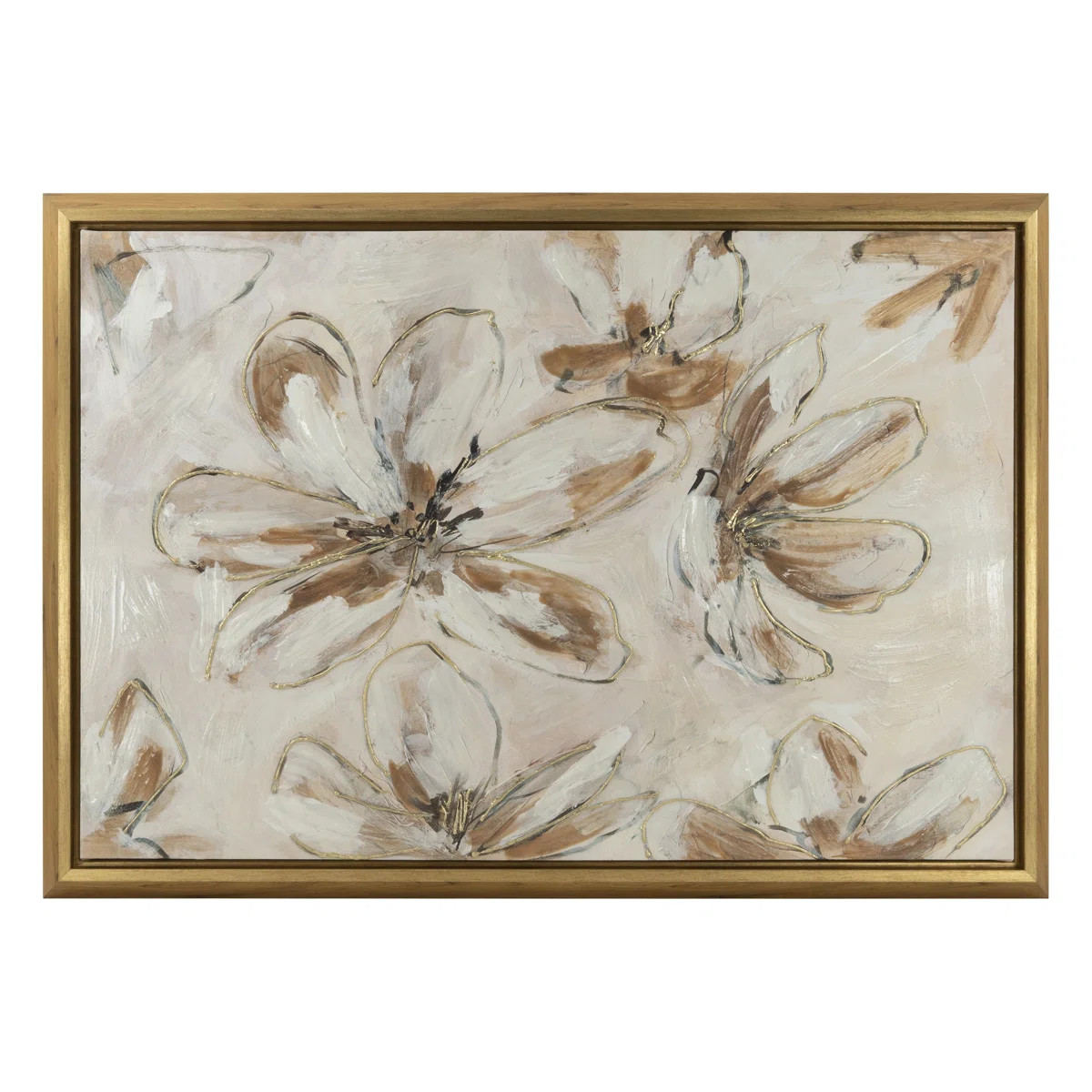 Softness Framed Embellished Canvas by Art Brand Studios | Wayfair North America