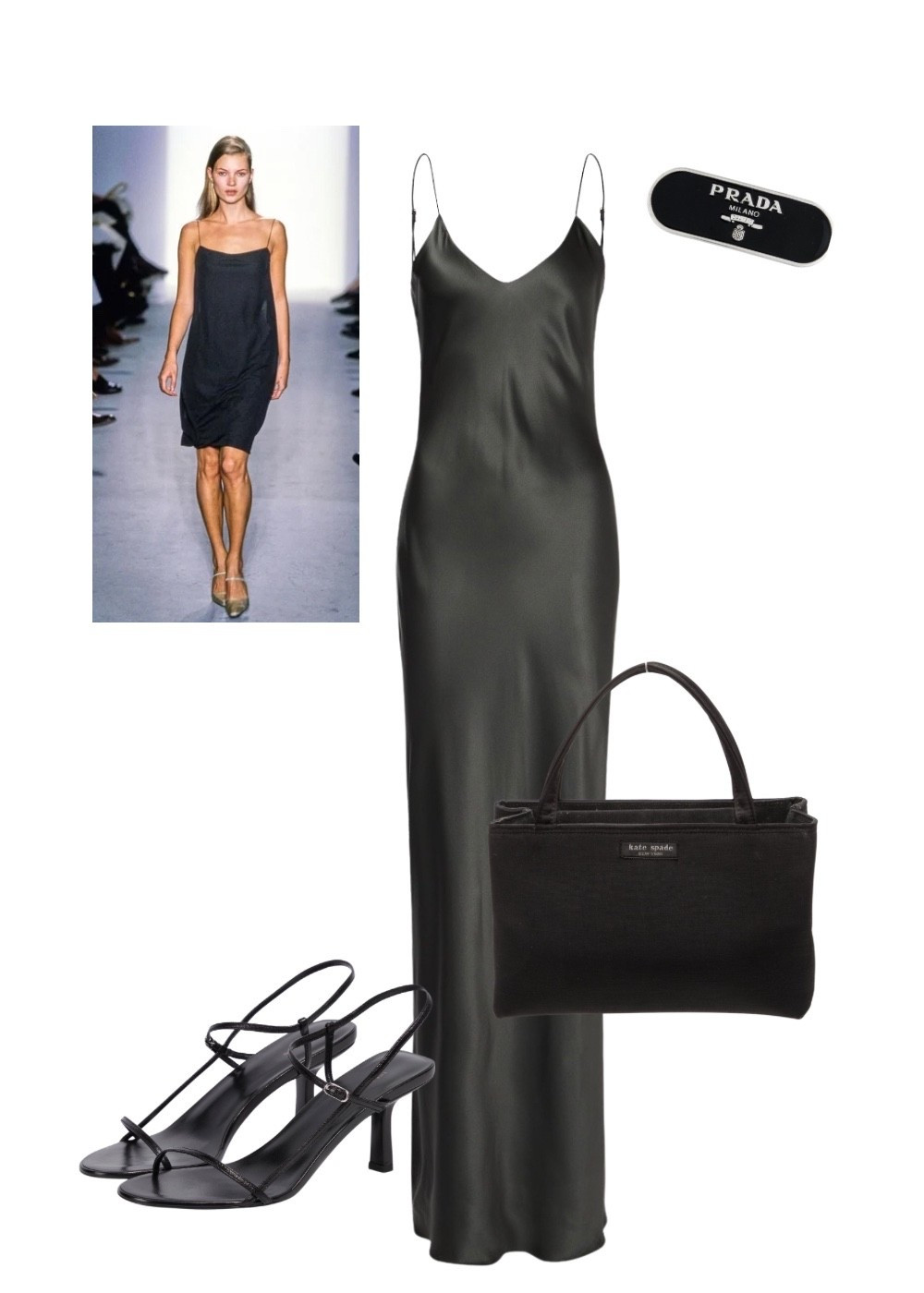 90s gala à la Kate Moss