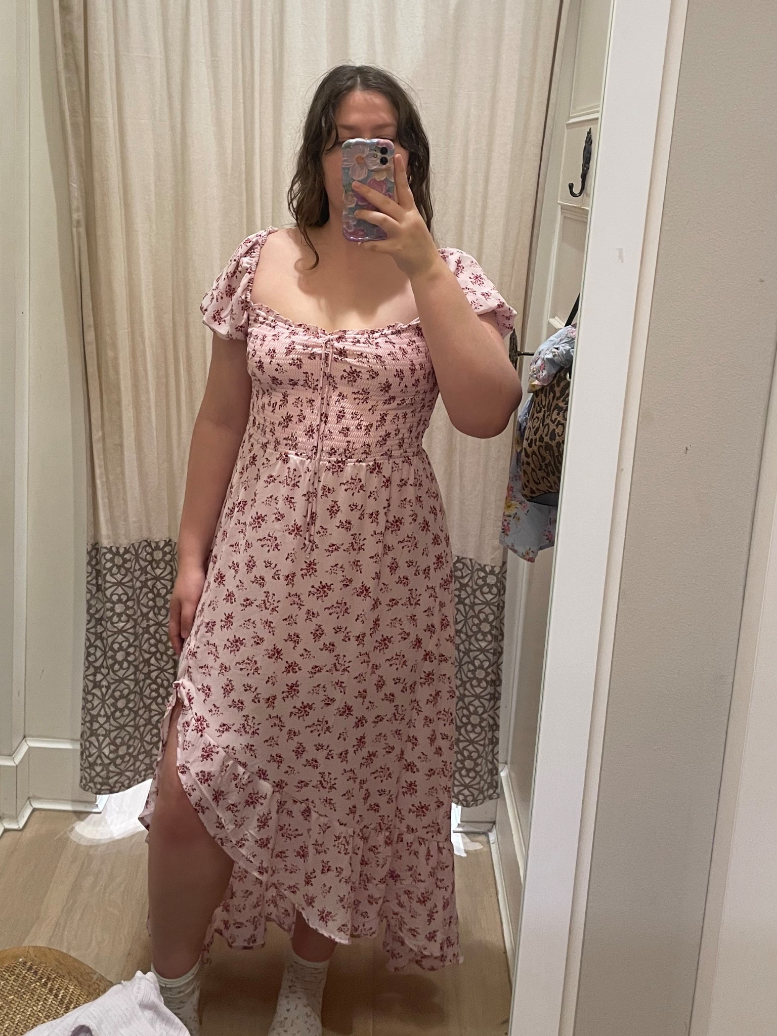 Adorable milkmaid style dress for the fall! Perfect for a wedding or baby gender reveal. I’m 5’10 wearing a size L.

Pink dresses. Wedding guest dresses. Fall fashion. Outfit inspo. Midi dresses. Floral dresses. On sale. Sale alert. Francesca’s. Floral milkmaid dress. Fitted dress. Boho. Renaissance style. Fashion. Outfit ideas. Tall girl approved. Puff sleeves. Emilyhosch  

#LTKMidsize #LTKFindsUnder50 #LTKStyleTip