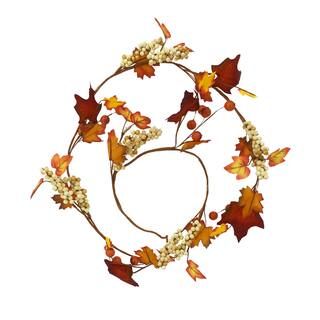 5ft. Berry & Maple Leaf Coil Garland by Ashland® | Michaels Stores