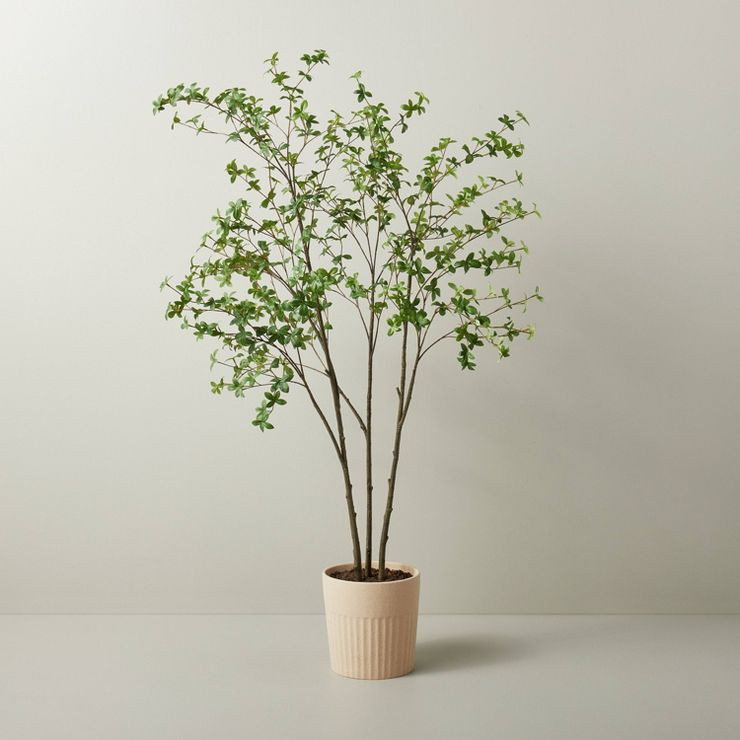 55" Faux Gypsophila Leaf Tree - Hearth & Hand™ with Magnolia | Target