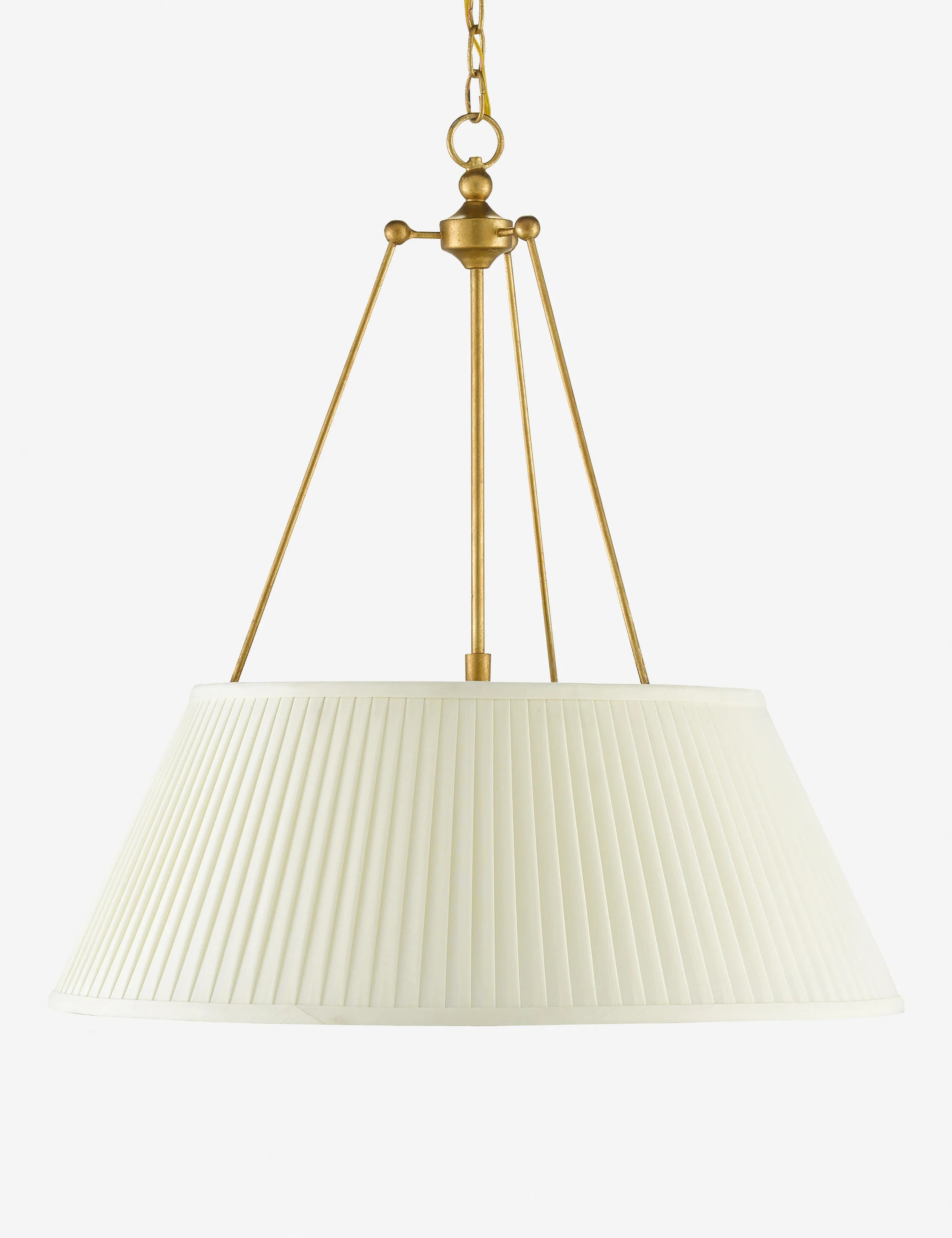 Golda Pendant Light, Brass 24" Dia | Lulu and Georgia 