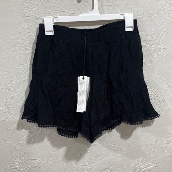 Maven West Black Flowy Lace Shorts Size XS NWT | Poshmark
