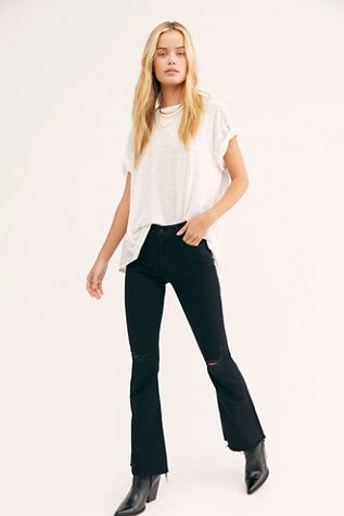 MOTHER The Weekender Fray Jeans | Free People (Global - UK&FR Excluded)