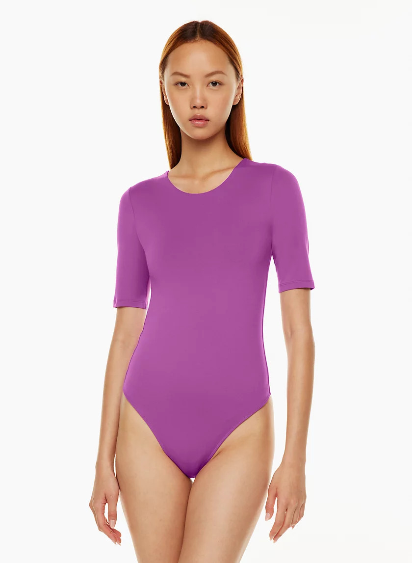 CONTOUR CREW HALFSLEEVE BODYSUIT | Aritzia