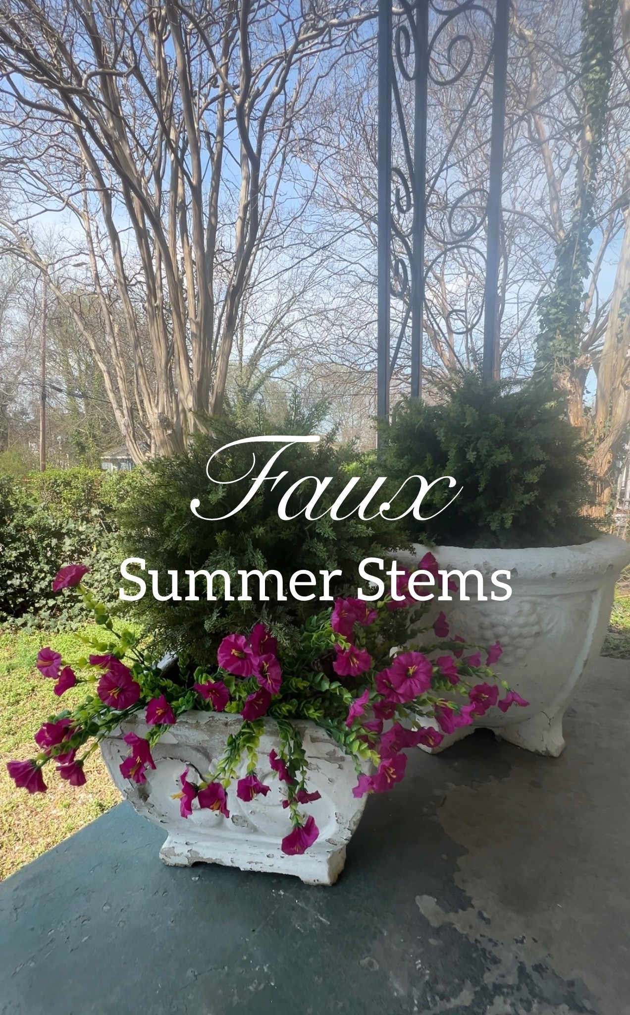 The perfect way to add color to your patio without having to remember to water ￼

#LTKSeasonal #LTKSpringSale #LTKHome