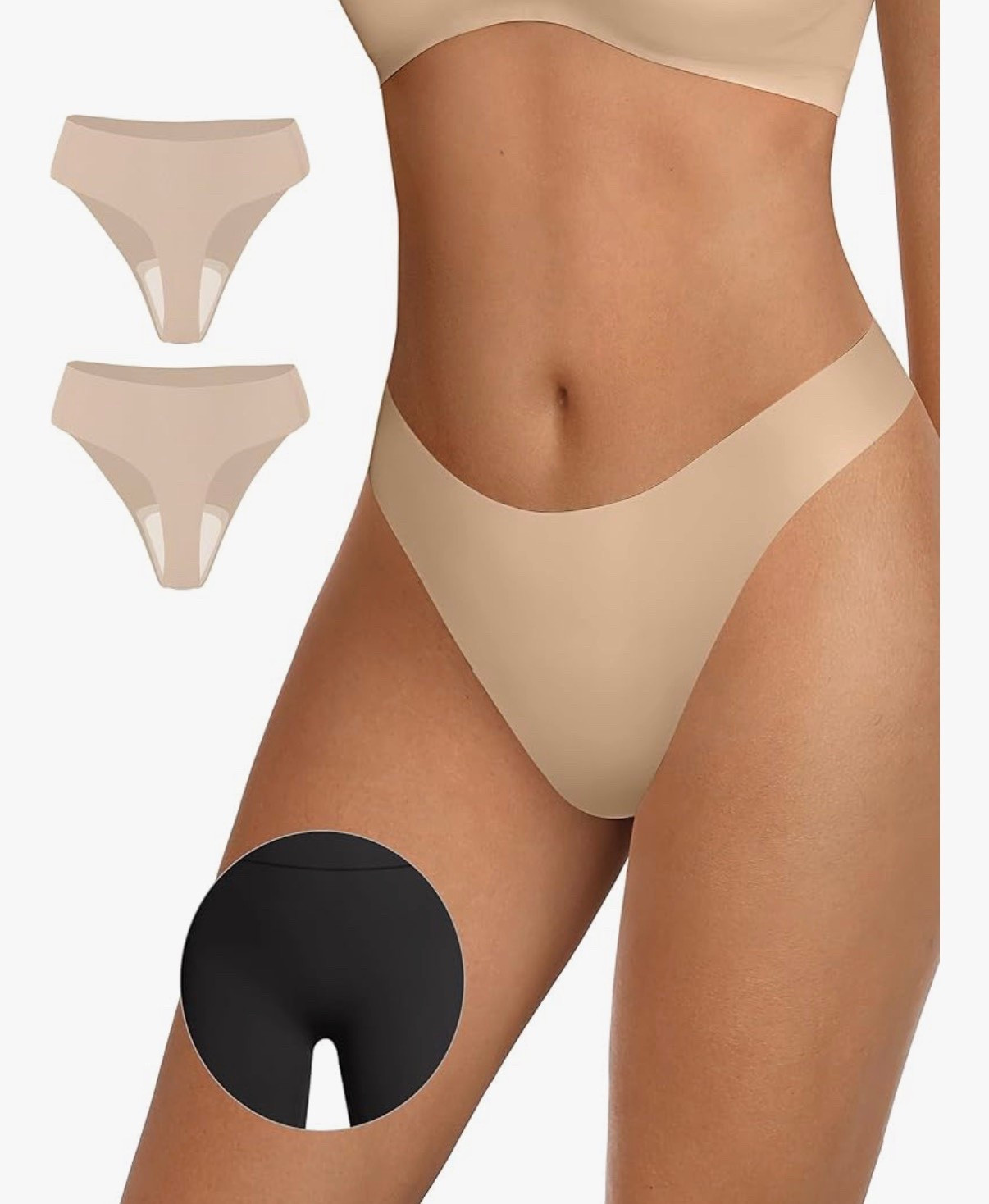 OEAK Seamless Thongs for Women Invisible Thongs No Show Thong Panty Liners Tangas Comfortable Workout G-Strings Underwear

Women’s basic essentials 

#LTKgrwm #LTKSaleAlert #LTKootd
