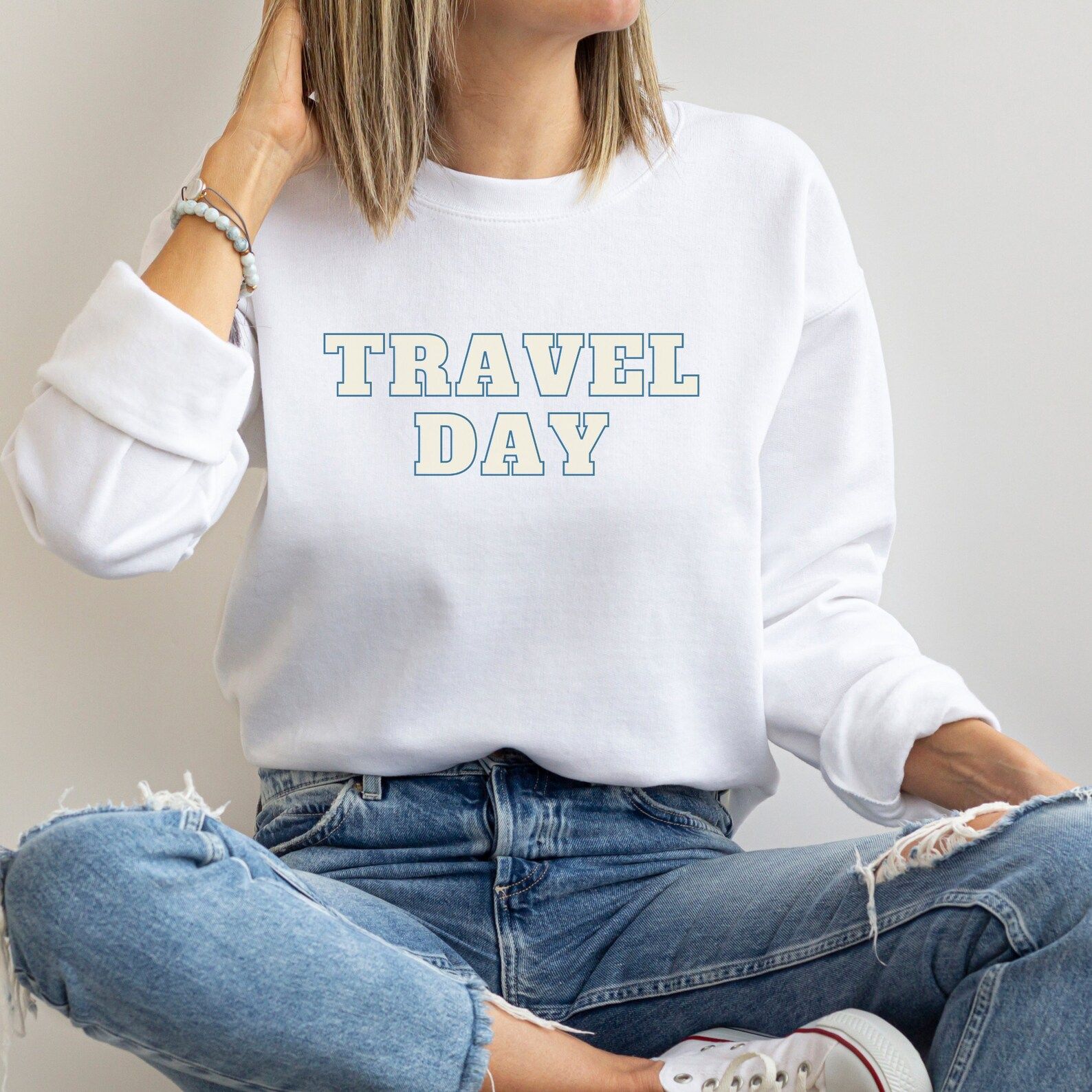 Travel Day Sweatshirt, Vacation Sweater, Airplane Travel, Road Trip, Girls Trip, Matching Family,... | Etsy (US)