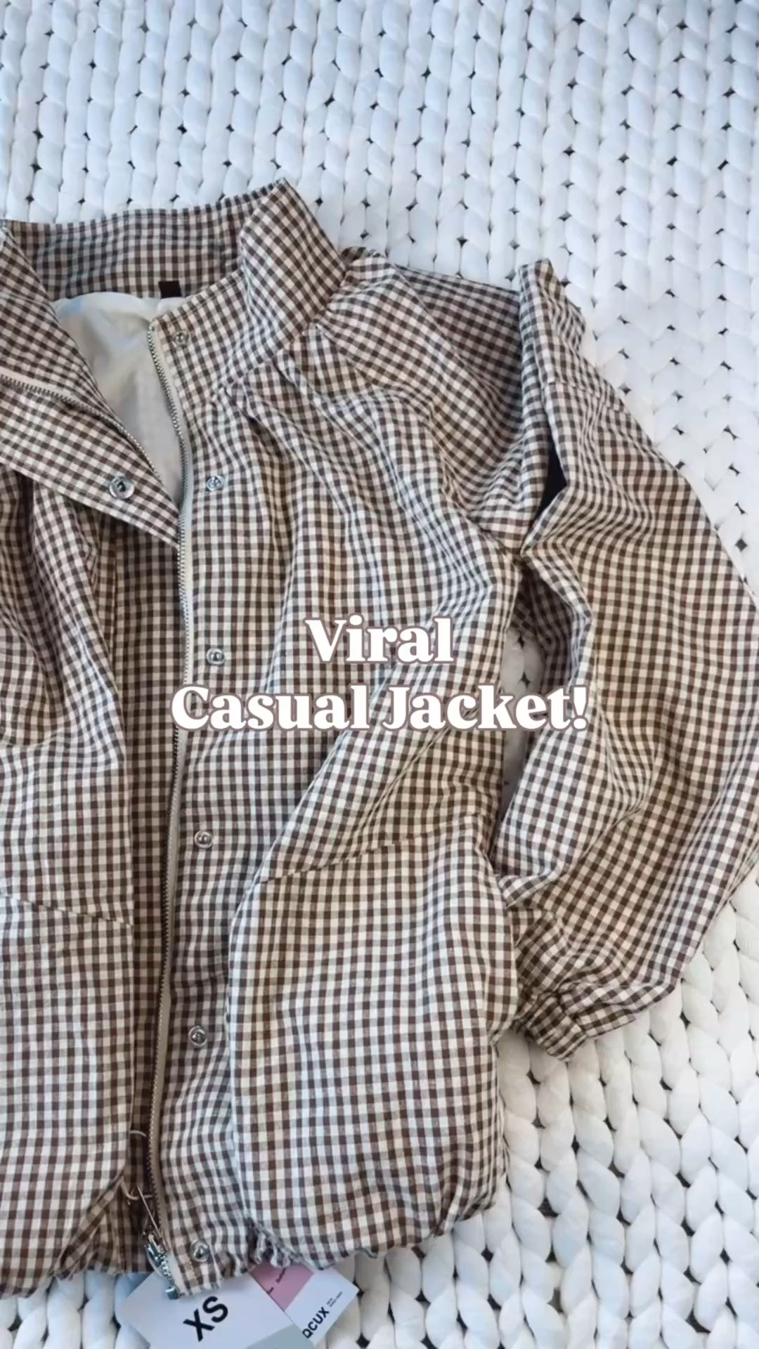 Adorable viral gingham fall jacket 🍂

#LTKootd #LTKSeasonal #LTKPetite
