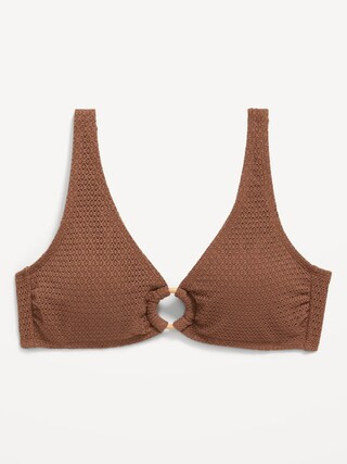 Crochet O-Ring Bikini Swim Top for Women | Old Navy (US)