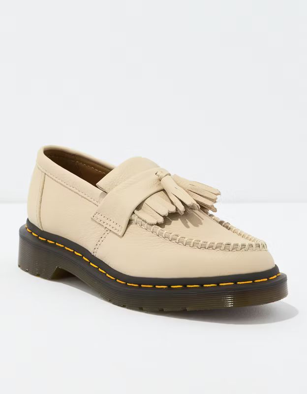 Dr. Martens Women's Adrian Leather Tassel Loafer | American Eagle Outfitters (US & CA)