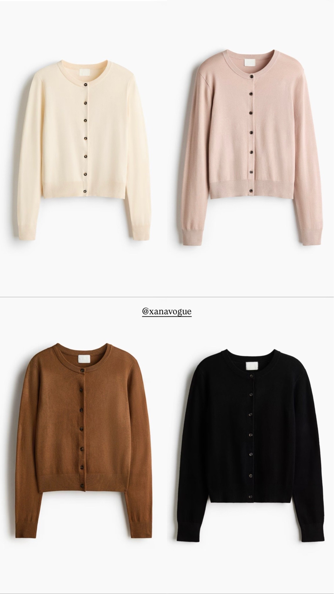 TREND ALERT | Fine-Knit Cardigan

The ultimate wardrobe must-have. This soft fine-knit cardigan is available in so many colors, and these are just a few of my favorites. Timeless, chic and incredibly versatile. Wear it buttoned as a top, layered over your favorite basics or effortlessly draped over your shoulders. One of those pieces that truly goes with everything.

🔎 fine knit cardigan, must have cardigan, everyday knitwear, fall essentials, autumn layering, capsule wardrobe, timeless basics, elevated everyday style