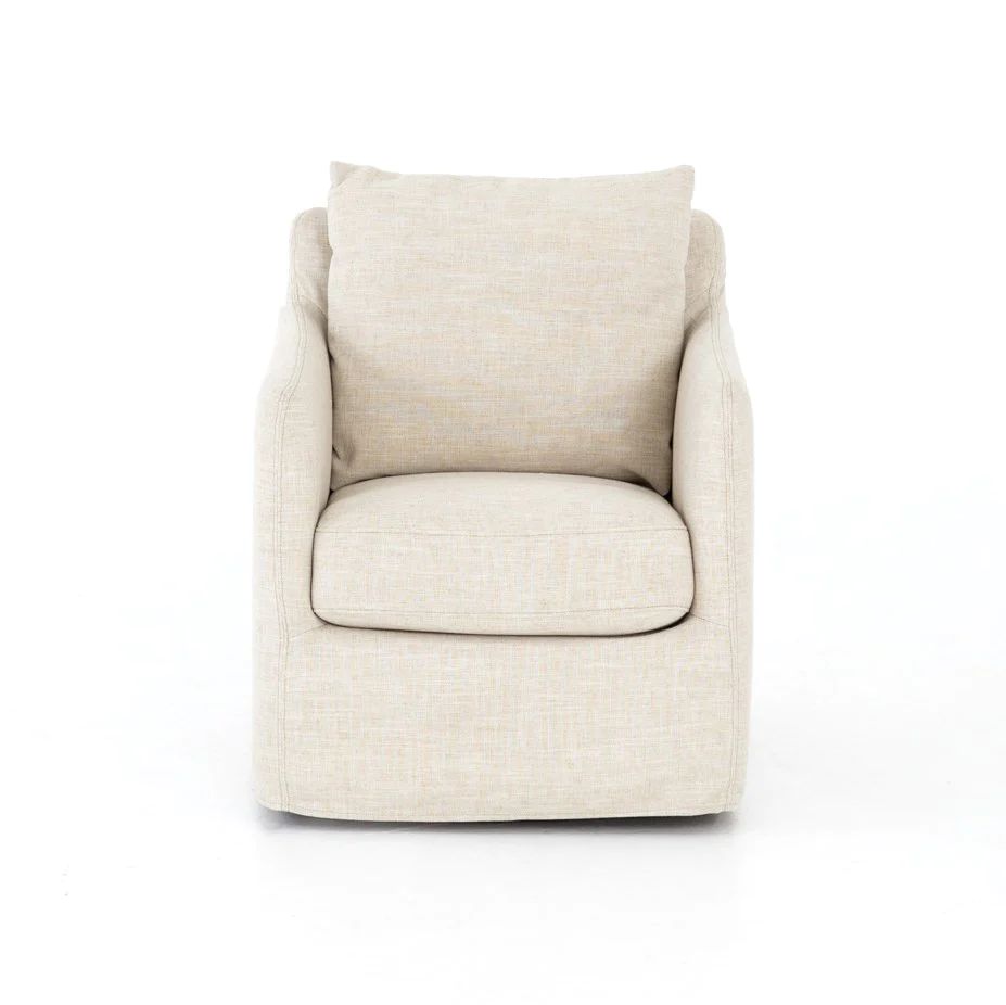 Banks Swivel Chair in Various Colors | Burke Decor