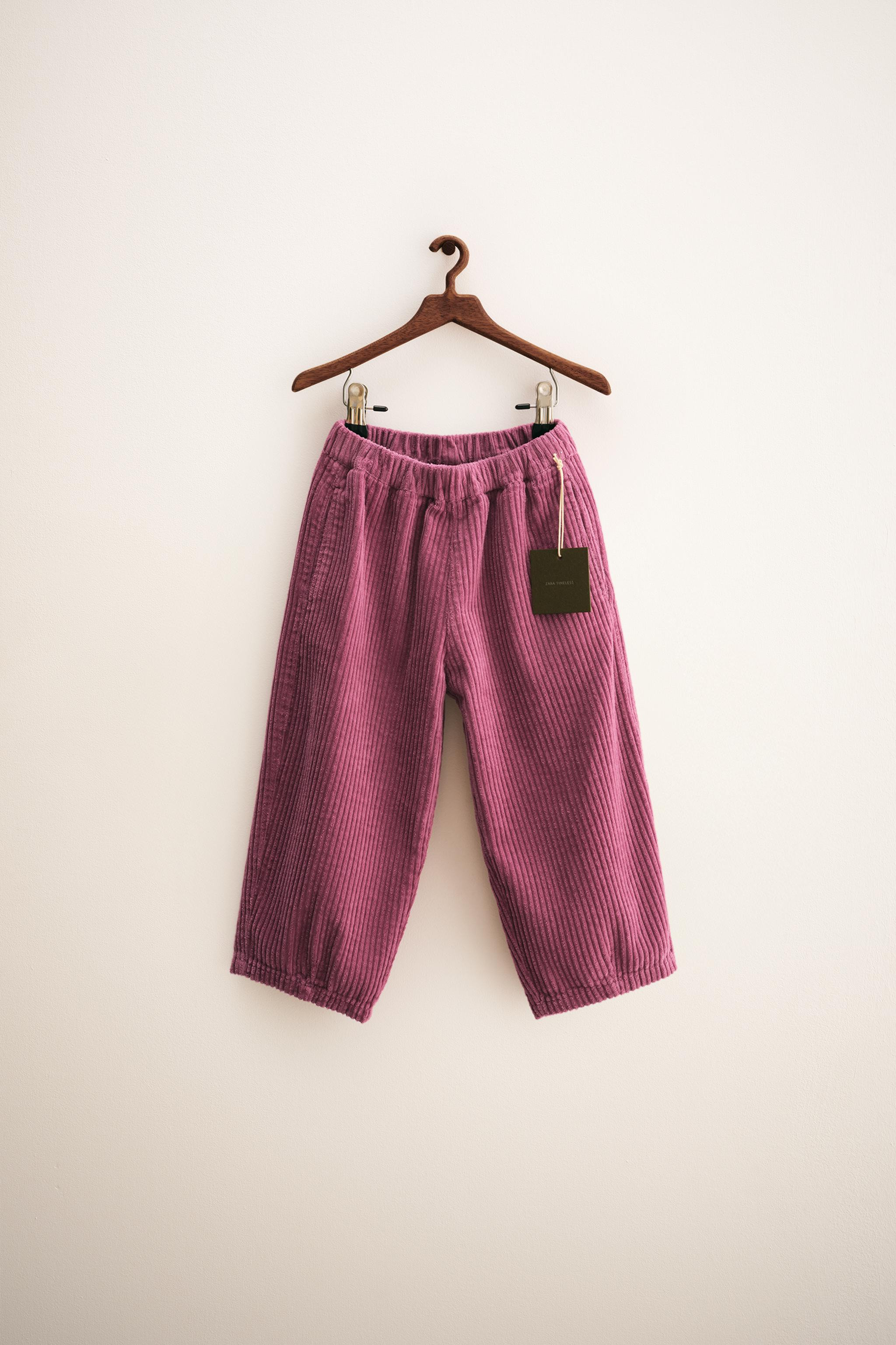 ZARA TIMELESS - CORDUROY BALLOON PANTS$ 32.90 Pink SandPink | 6502/543/926Add to cartAddCorduroy ... | Zara US