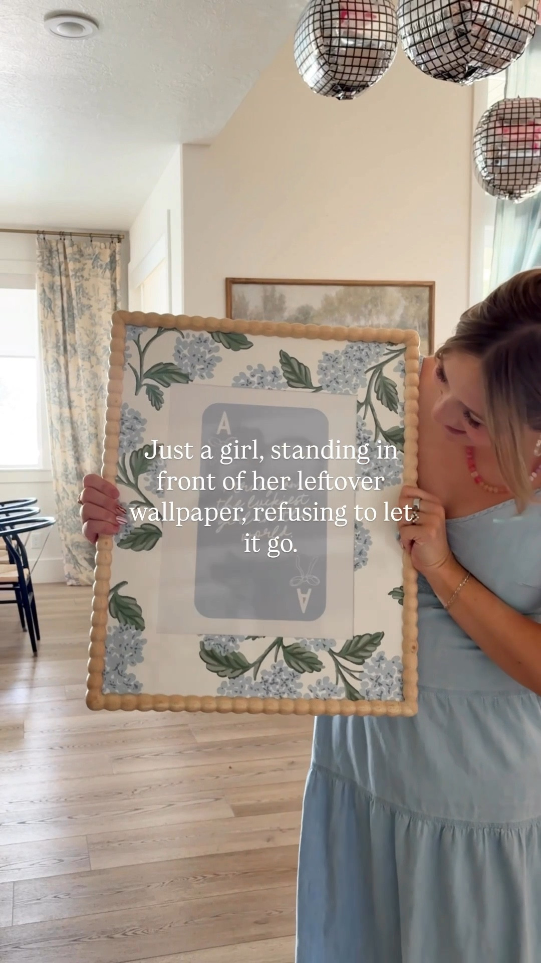 What to do with those wallpaper scraps? Wrap your frame mats like a gorgeous little gift with them! I love the extra texture it adds to the room. What do you think?? 

Follow @idahomerealestate for more home inspo! 

Helping you find home 🏡
Brandon & Jess DesFosses
Pocatello, ID Realtors

@heypoky @idahomerealestate 
Brokered by Premier Properties Real Estate Co. 

#LTKHome #LTKSeasonal #LTKFindsUnder50