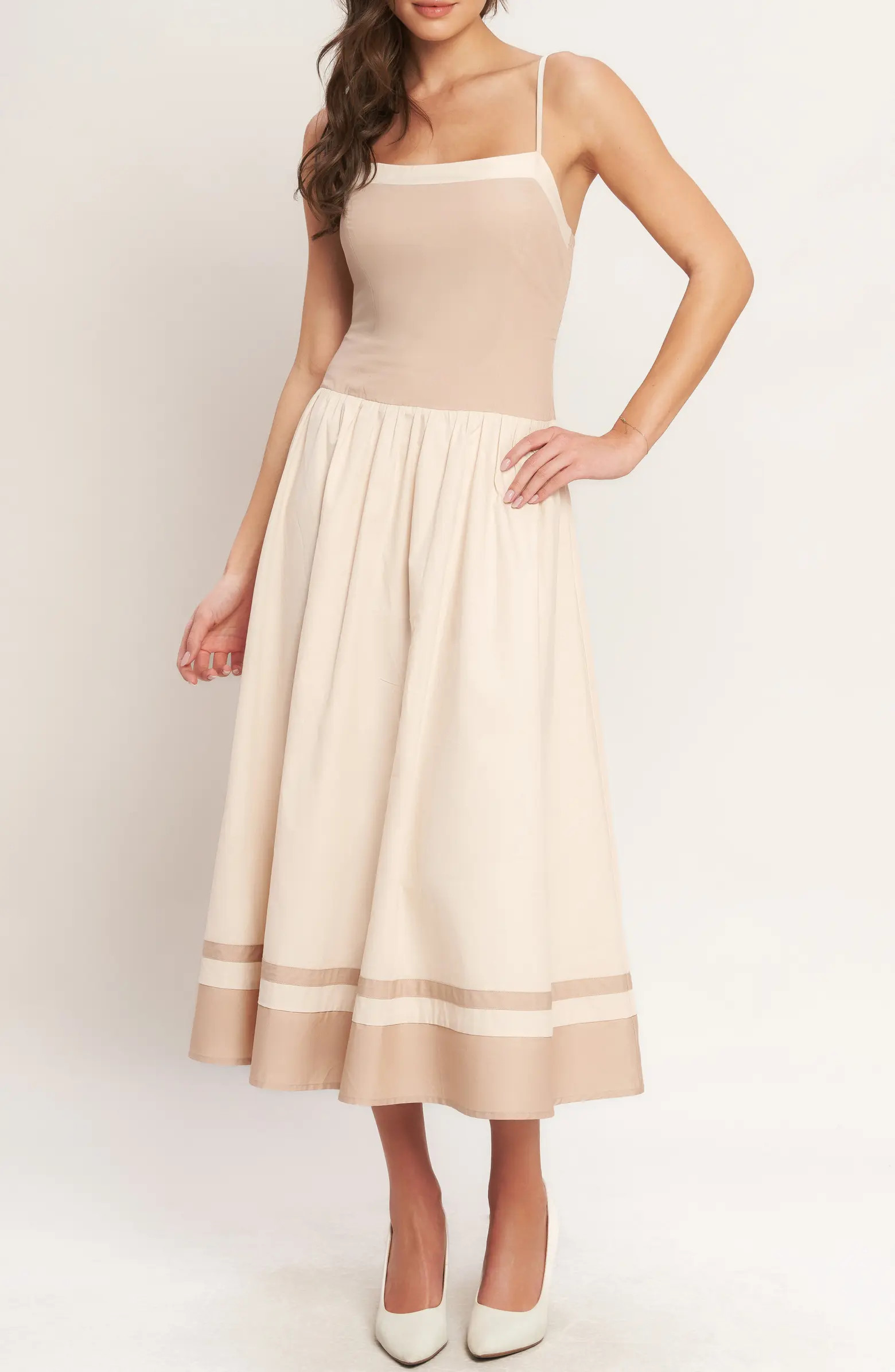 Drop Waist Midi Dress | Nordstrom