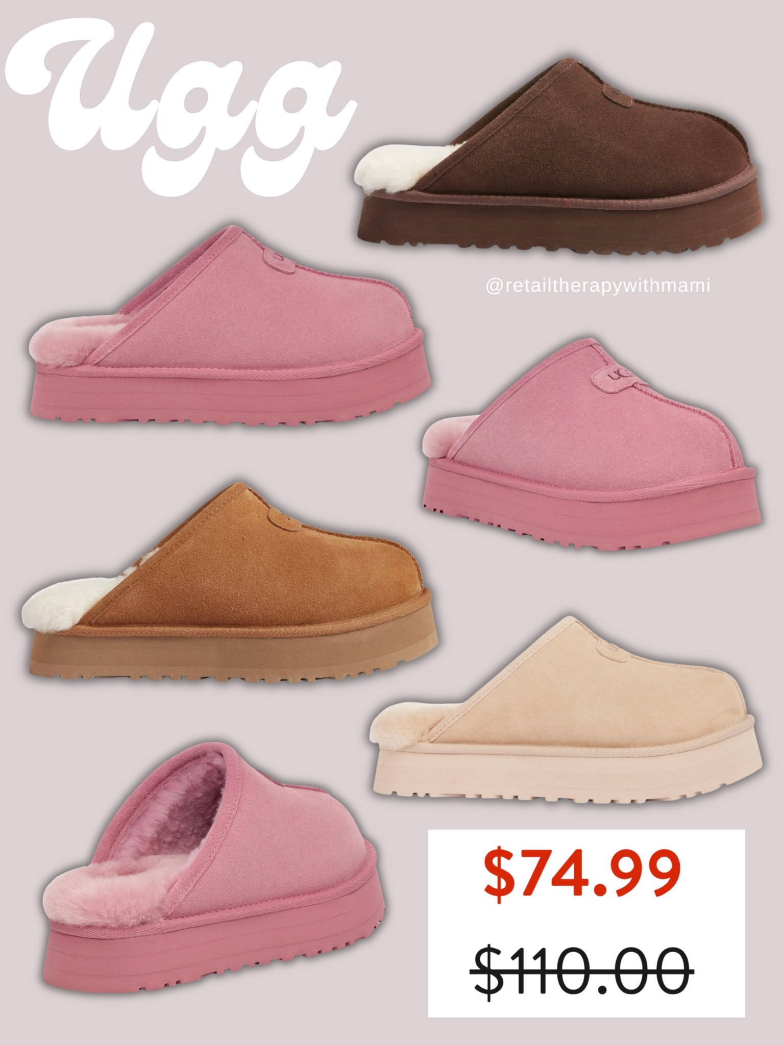 Perfect for Valentine's Day 💖 $74 
(Reg.$110) UGG Discoquette Slide Slipper 😍


#LTKGiftGuide #LTKSaleAlert #LTKShoeCrush