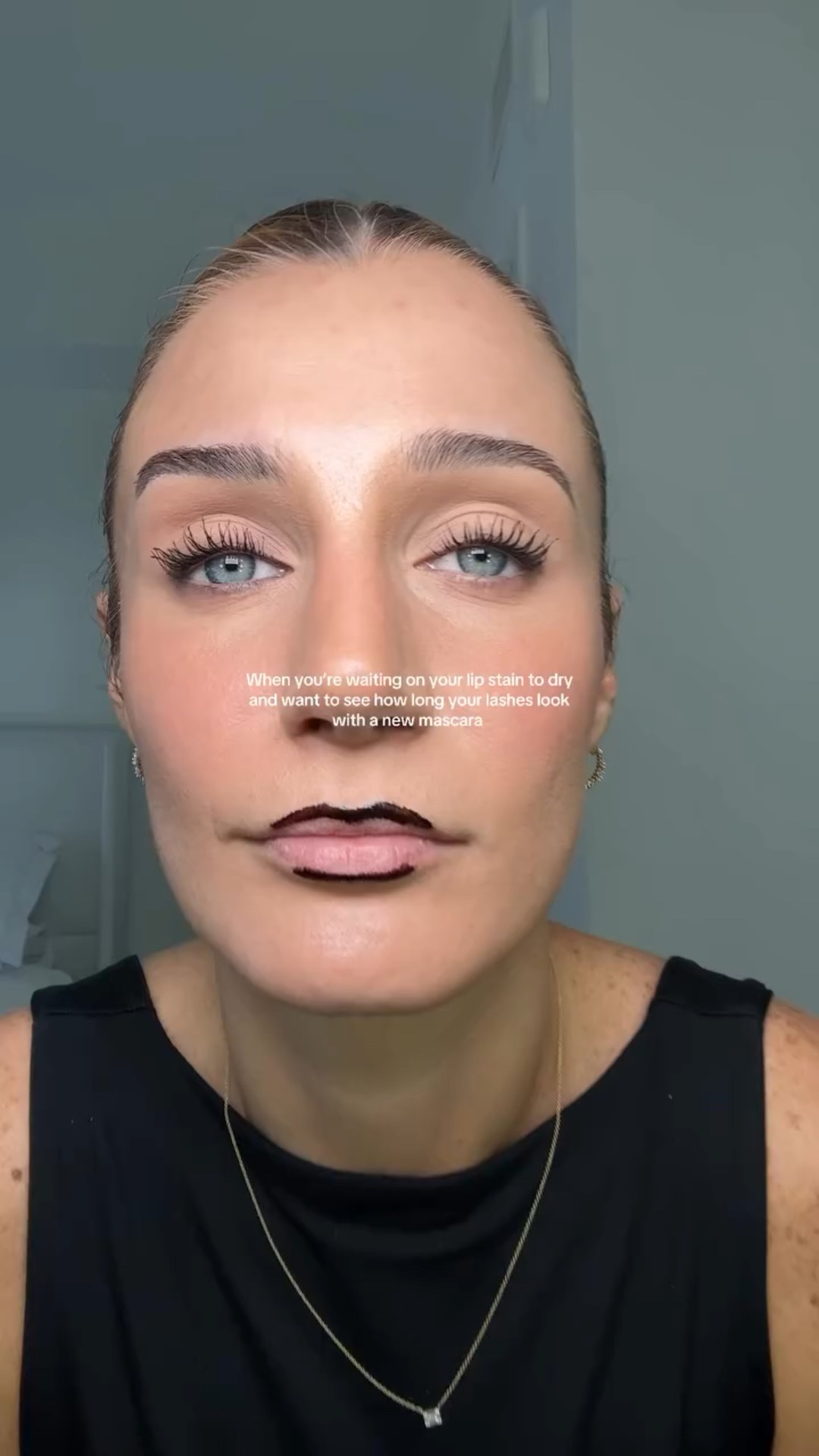 Anyone else try to touch their lashes to their brows?! 😂 Comment MASCARA and I’ll send you the link to the one that made my lashes like this 🤩
—
#mascara