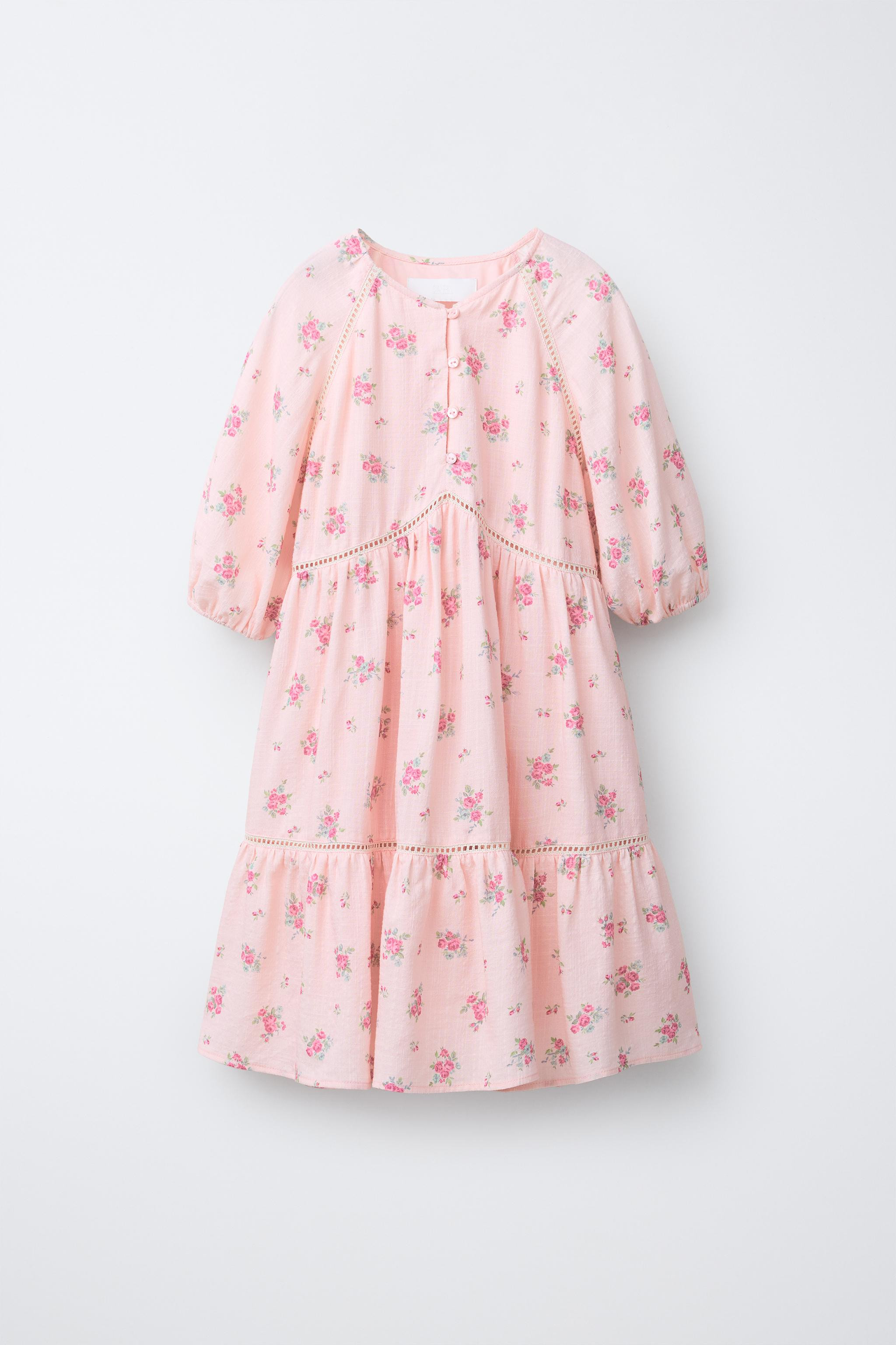 FLORAL LACE DRESS | Zara US