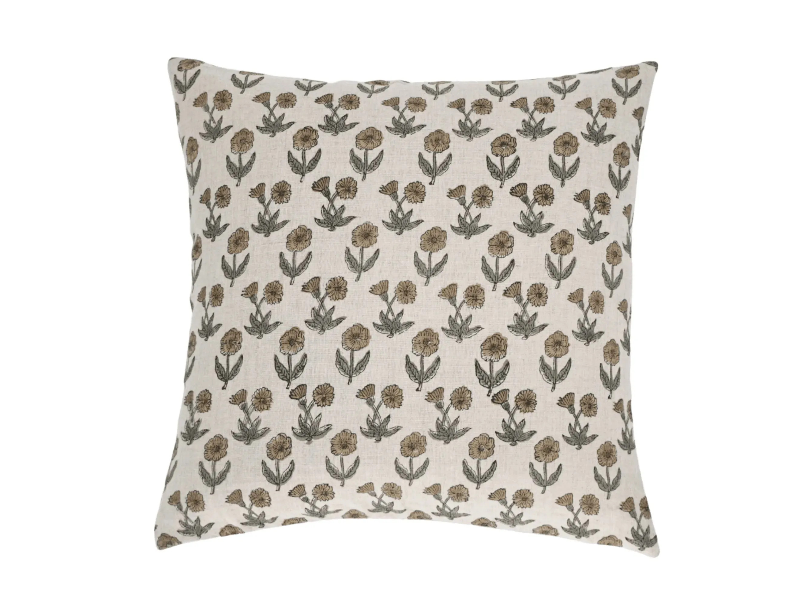 Shop Amelia Block Print Pillow Cover Online | Maple Village Lane