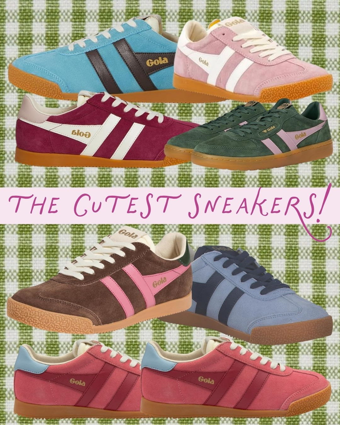 These Gola sneakers are having a major moment, and these colors are SO fun for fall!! I love that they add a little more personality to everyday outfits without feeling toooo sporty. 

PLUS they come in so many colors!! 💗🩵💙 

 #LTKgrwm #LTKootd #LTKmomlife