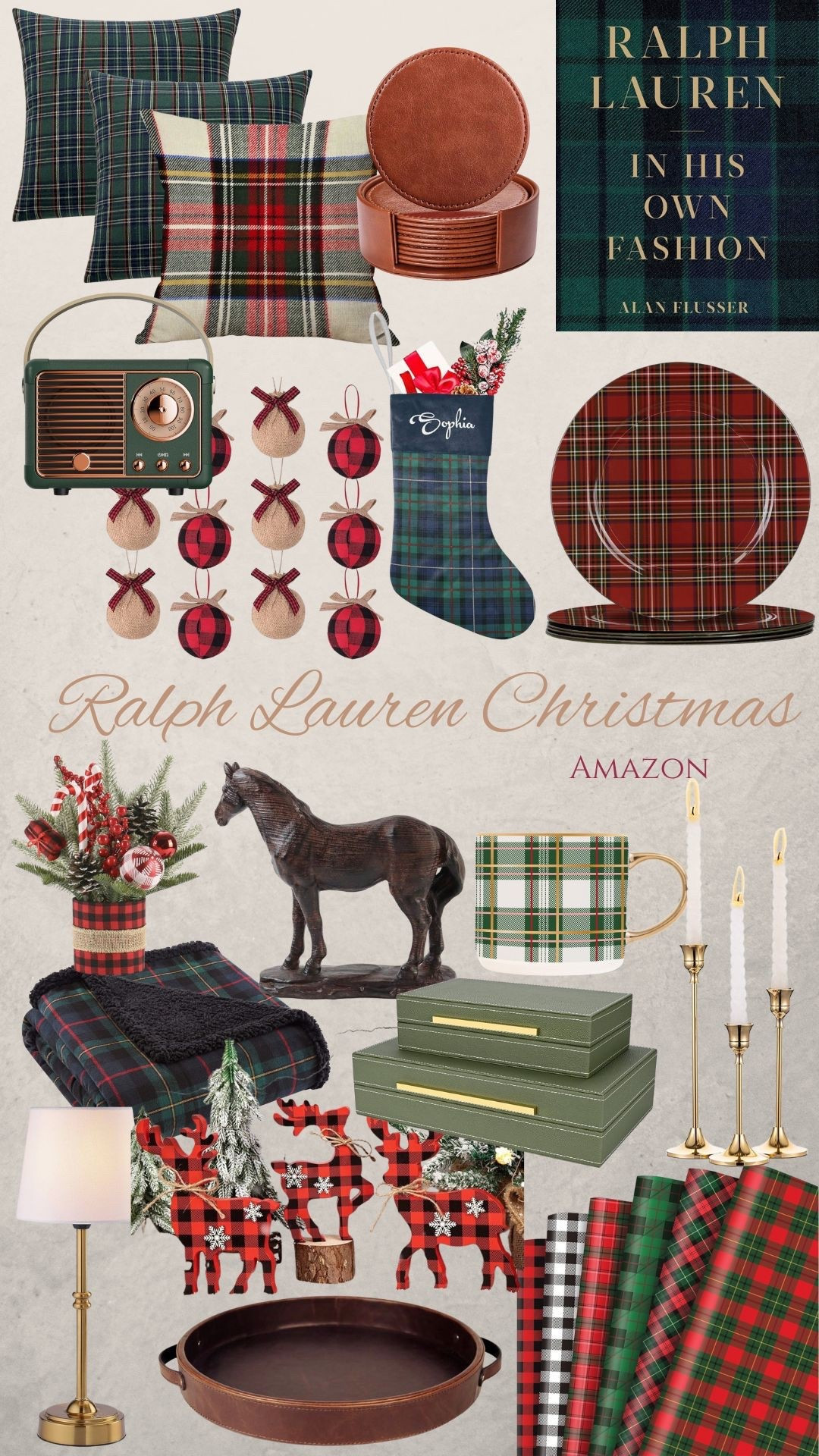 Biggest Holiday Decor Trend this year!!
Ralph Lauren Vibes at home! 
Get it from Amazon for fraction of a cost!! 

#ralphlauren #home #decor #holiday #gift #christmas #

#LTKHoliday #LTKGiftGuide #LTKSeasonal