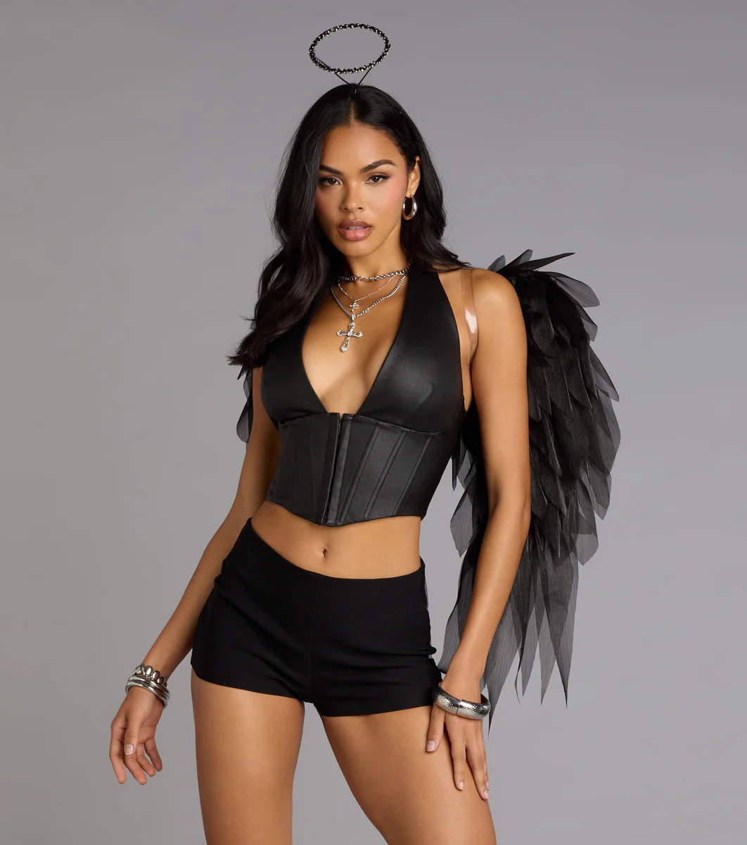 Daring Edge Lace-Up Corset Top | Windsor Stores