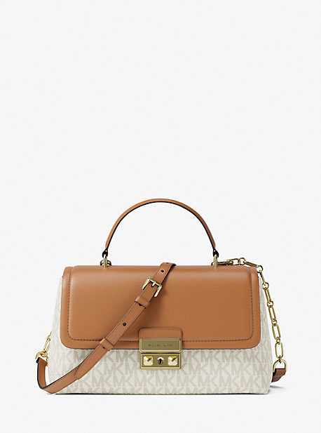 Tribeca Medium Signature Logo Satchel | Michael Kors US