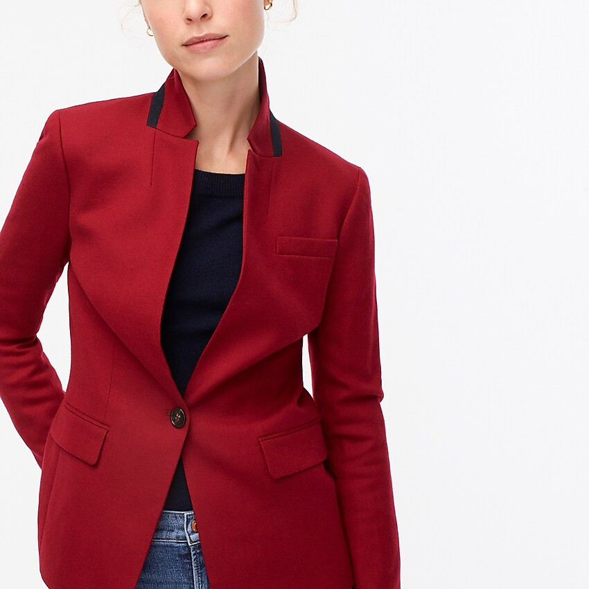Petite Regent blazer in wool flannel | J. Crew US