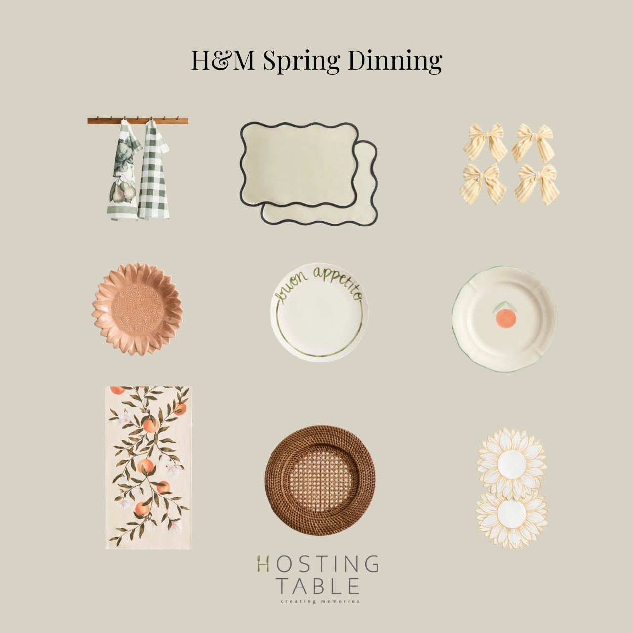 My selection from H&M Spring Dining Collection 


#LTKHome