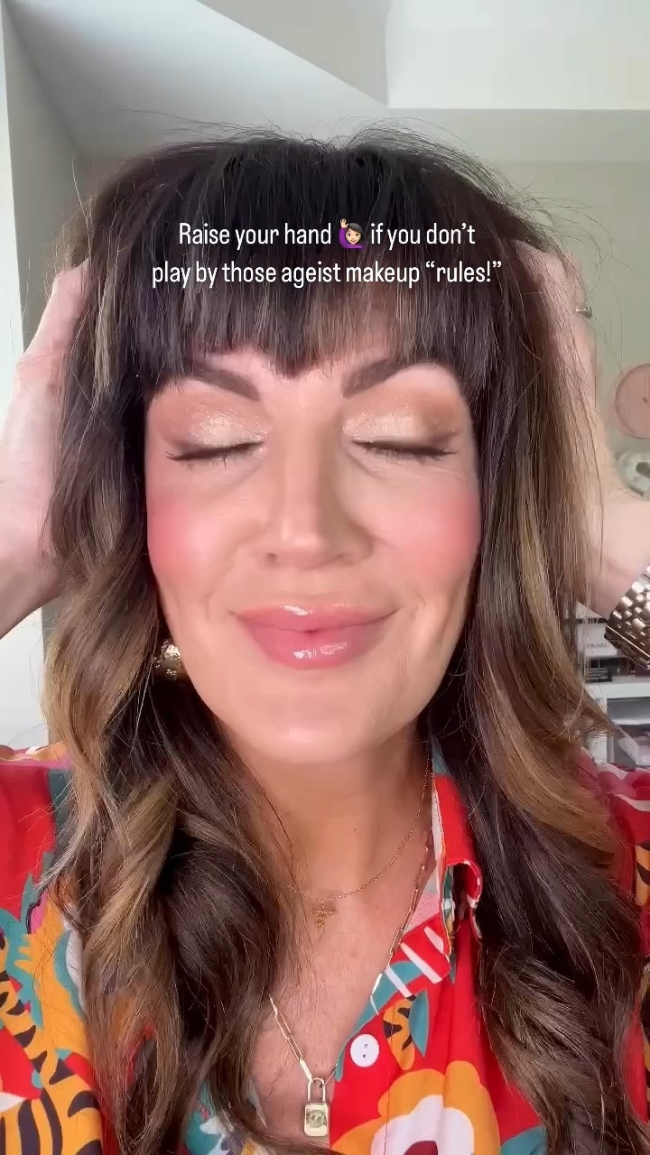 ✨Always choosing to SPARKLE - especially with my eyeshadow! // cheeks : “she’s that girl” lips : “sweetheart” 

#LTKBeauty #LTKFindsUnder50 #LTKOver40