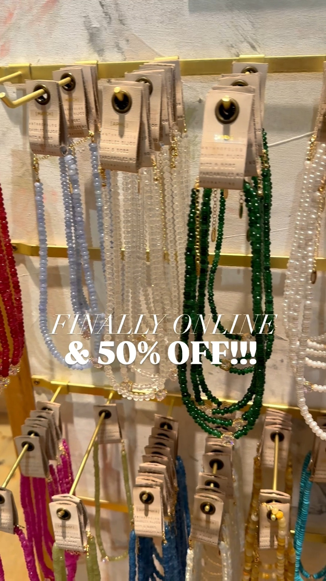 Beaded birthstone necklaces finally online & 50% off only $25!! Going quick! I got the may one 😍 a thoughtful gift! 

#LTKGiftGuide #LTKHoliday #LTKCyberWeek