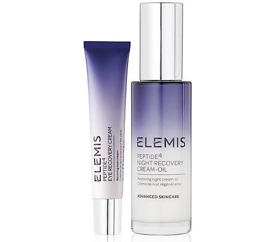 ELEMIS Peptide4 Eye & Night Recovery 2-Piece Set - QVC.com | QVC