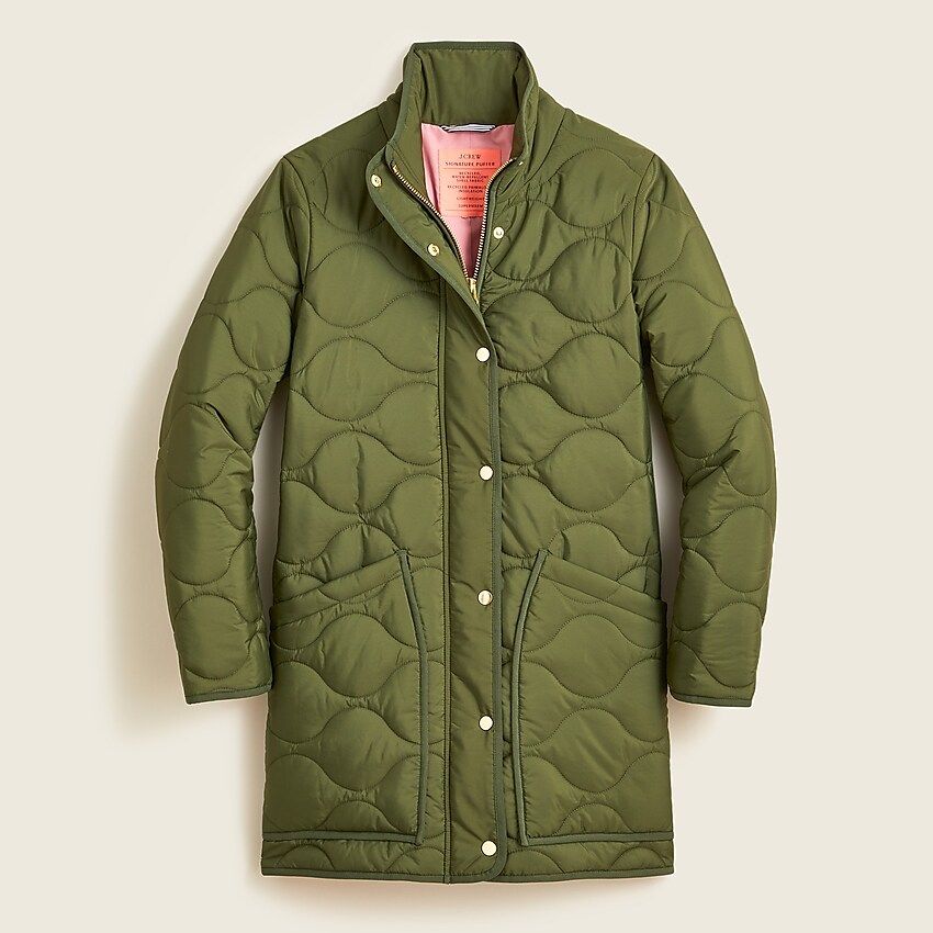 Petite Quilted cocoon puffer with PrimaLoft® | J.Crew US