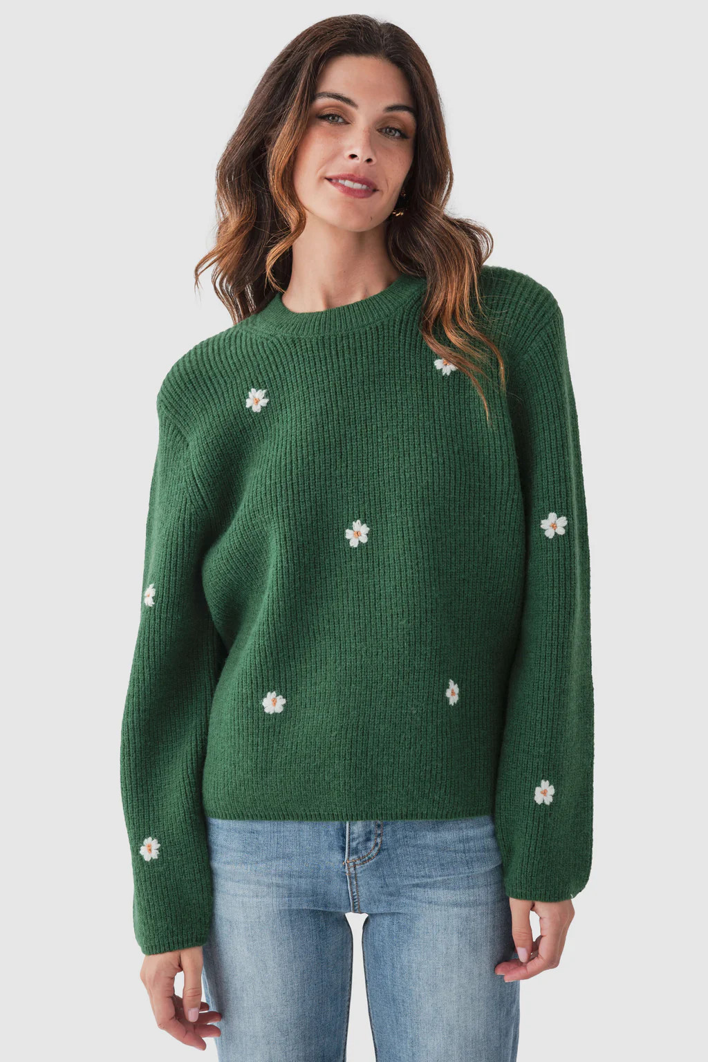 By Together Daisy Crewneck Sweater | Social Threads