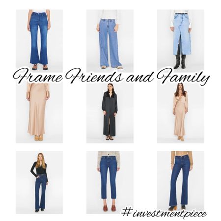 From cult fave flares to satin separates, it’s the last day for @frame #friendsandfamily and these are what I’m loving! #investmentpiece 

#LTKSeasonal #LTKsalealert #LTKstyletip