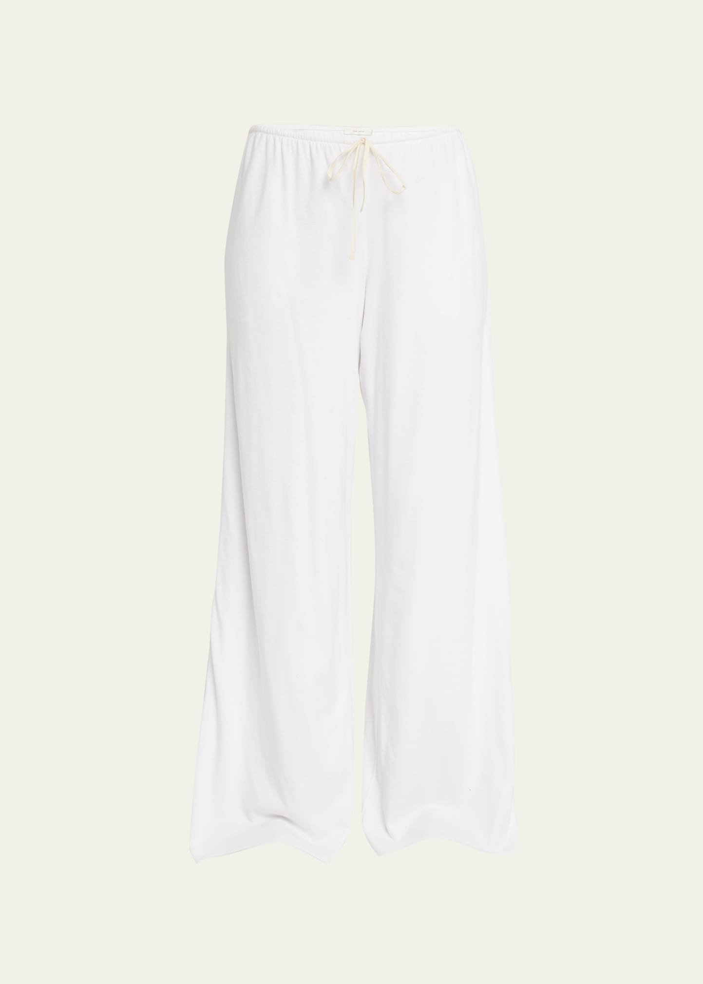THE ROW Bariem Wide-Leg Jersey Pants | Bergdorf Goodman