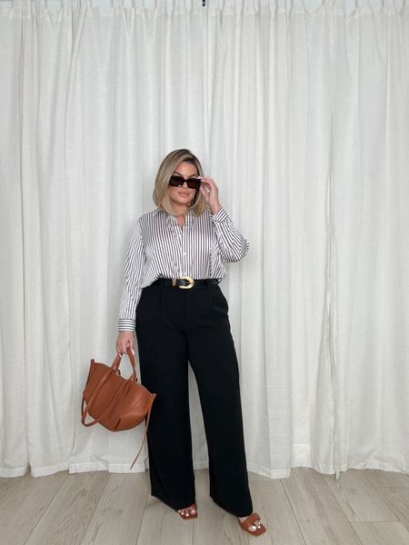 Midsize Workwear Outfit 
Top XL
Pants 32L 
Belt sold out in black so I linked similar as well as the white one.
Heels also almost sold out so I linked similar options as well. 


#LTKfindsunder50 #LTKworkwear #LTKfindsunder100